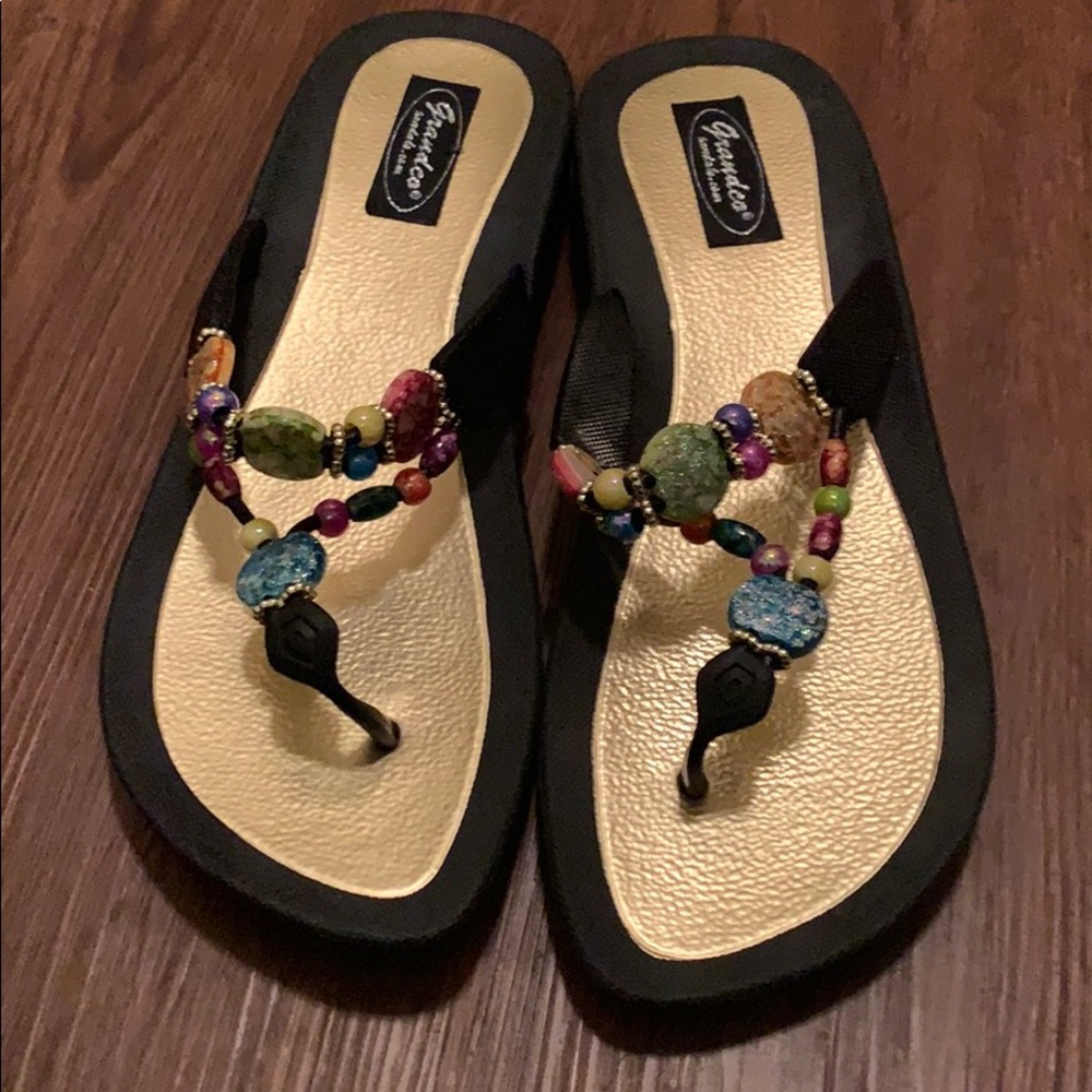 Bedazzled sandals